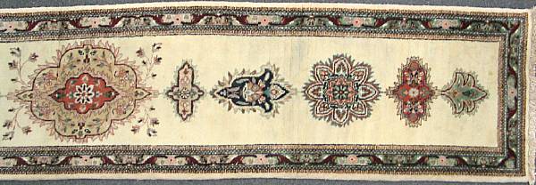 Appraisal: A Tabriz runner size approximately ft in x ft in