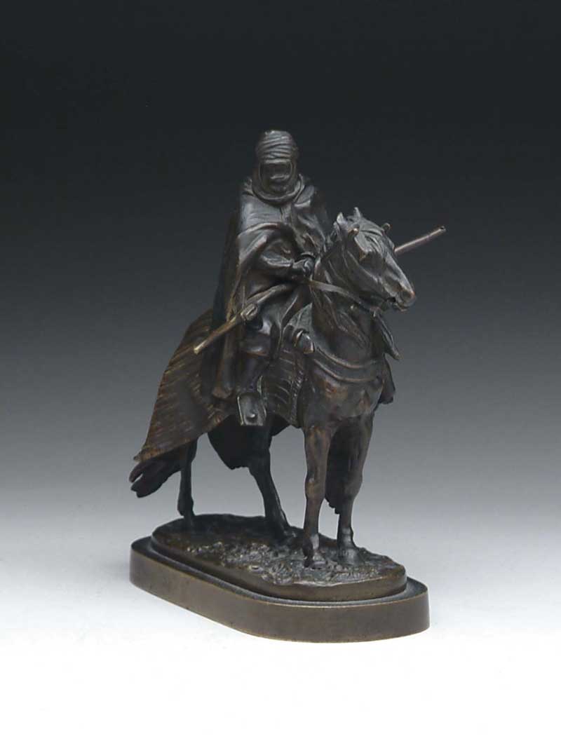 Appraisal: SIGNED Russian Second half of the th Century WARRIOR ON