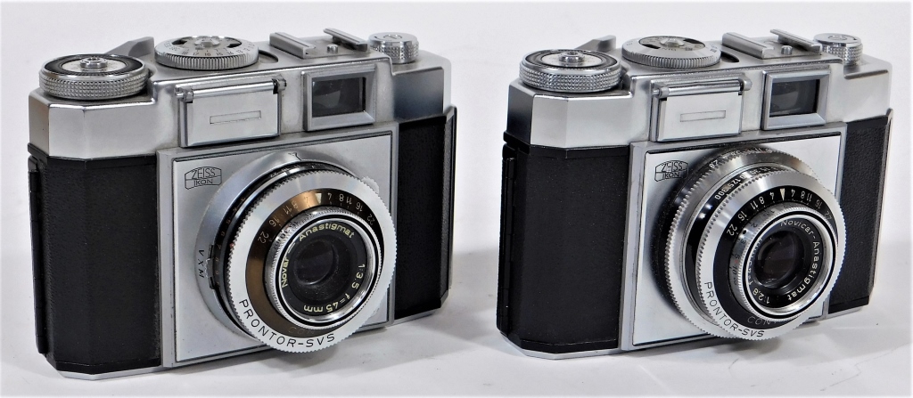 Appraisal: GROUP OF TWO ZEISS IKON CONTINA CAMERAS Group of two