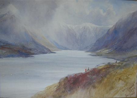 Appraisal: JOHN BLAIR SCOTTISH - LOCH CORUISK SKYE Signed and inscribed