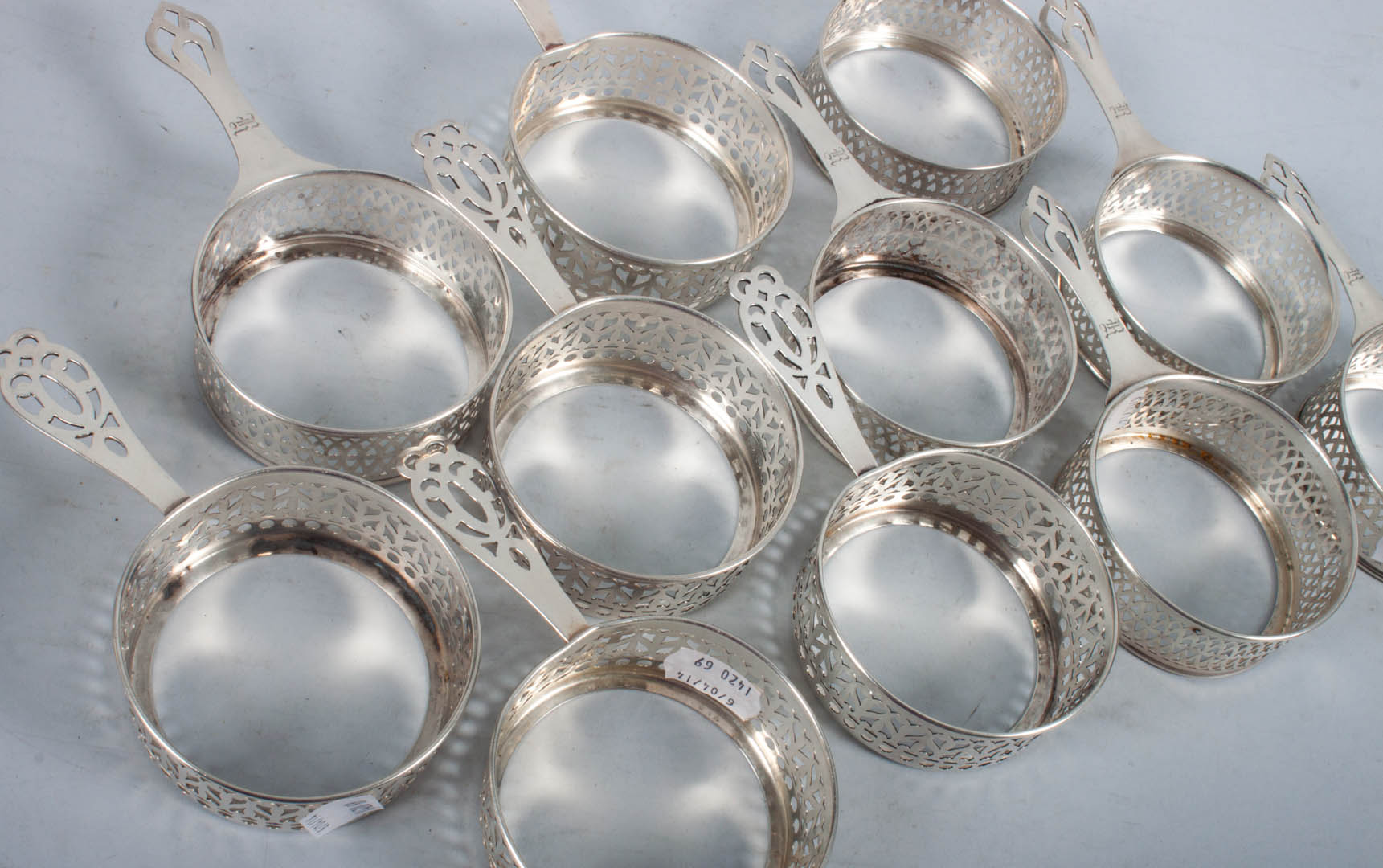 Appraisal: Assorted American sterling ramekin holders including Gorham and Schmitz Moore