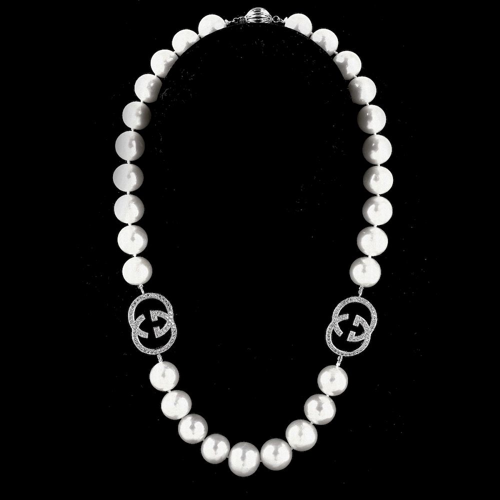 Appraisal: - mm South Sea Pearl Necklace Single Strand - mm