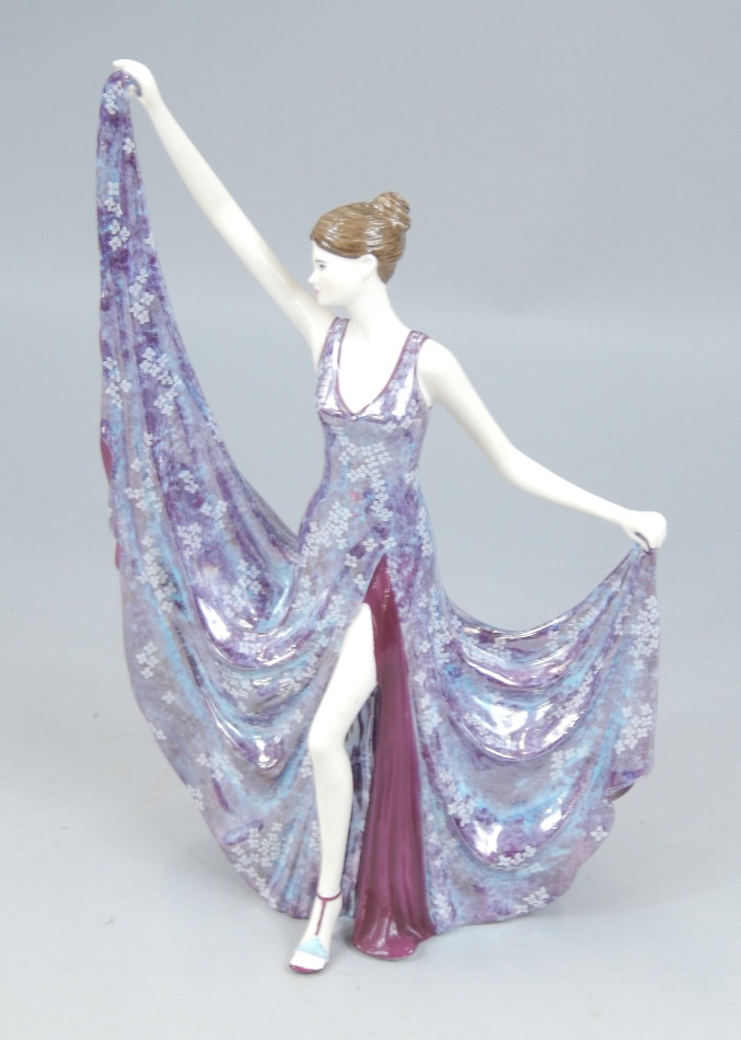 Appraisal: A Royal Worcester limited edition porcelain figure Dancing by Moonlight