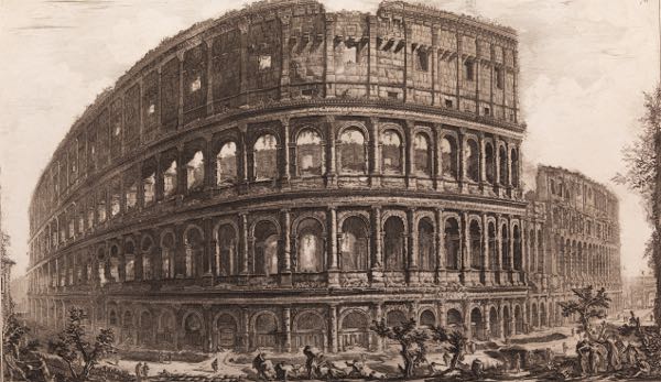 Appraisal: GIOVANNI BATTISTA PIRANESI ITALIAN - x Veduta dell'Anfiteatro Flavio detto