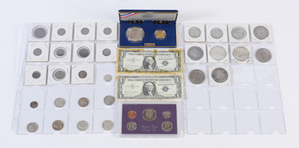 Appraisal: COLLECTION OF US COINS All ungraded to include Head of