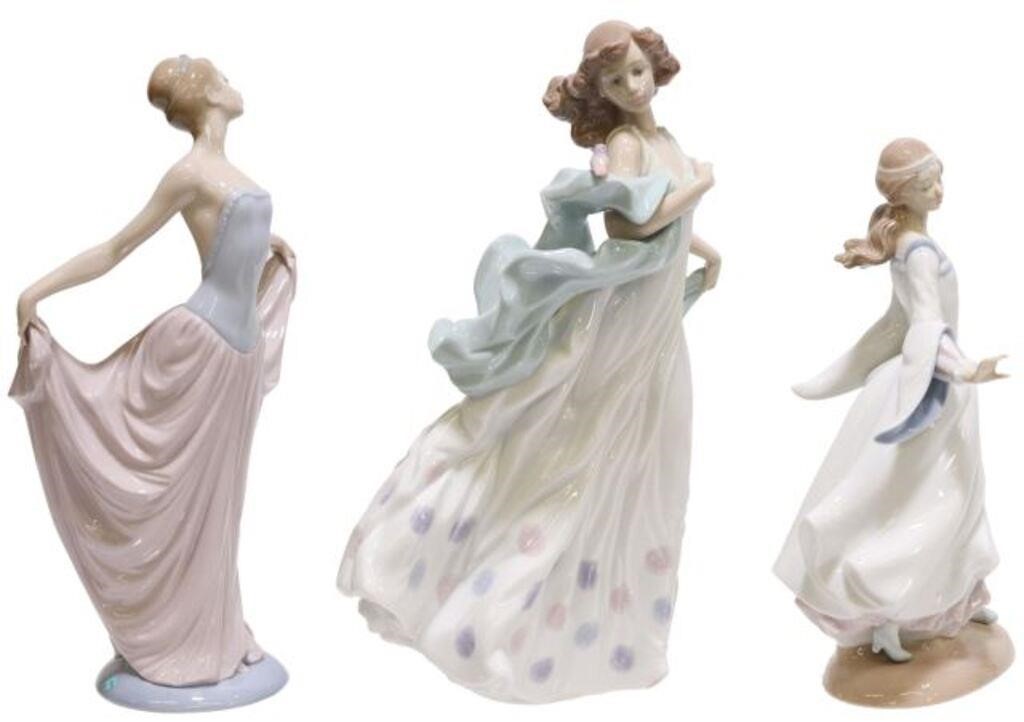 Appraisal: lot of Lladro porcelain figures each bearing blue maker's mark