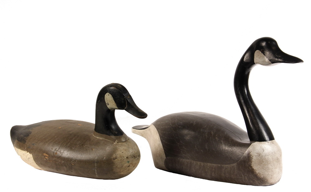 Appraisal: EARLY GEESE DECOYS - Early th c Canada Geese Decoys