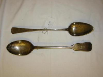 Appraisal: A SCOTTISH GEORGE III BASTING SPOON Old English pattern Edinburgh