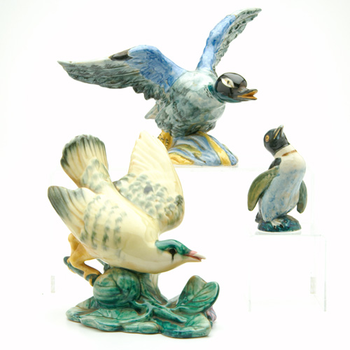 Appraisal: STANGL Three pieces a Key West Quail Dove in bright