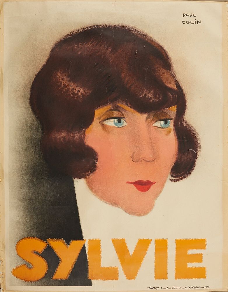 Appraisal: Paul Colin Sylvie Poster Paris Paul Colin - Vintage art