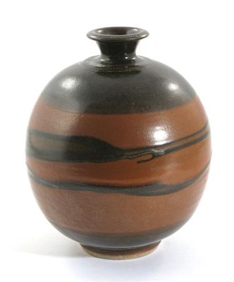 Appraisal: Peter Luti Callander Pottery - a Callander Pottery stoneware vase