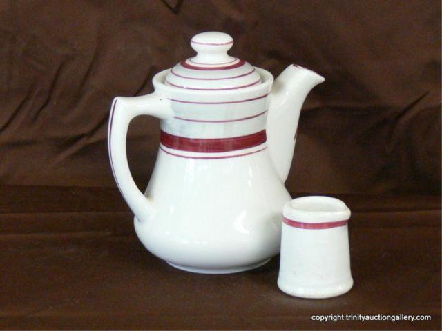 Appraisal: Mayer China LaMure Ind Tea Pot with Creamer - Fine