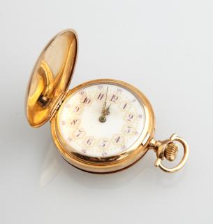 Appraisal: Lady's Waltham K Yellow Gold Hunting Case Pocket Watch Ser