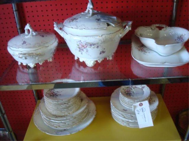 Appraisal: German Porcelain Service Approx pieces From a Larchmont home