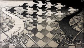 Appraisal: Woodcut M C Escher M C Escher Dutch - Day