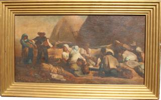 Appraisal: After Jean Francois Millet - Harvesters Resting Illegibly signed lower