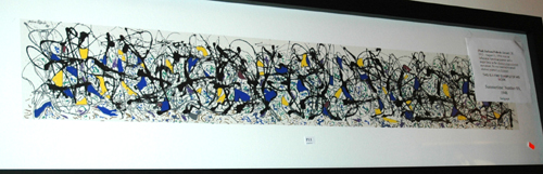 Appraisal: JACKSON POLLOCK AFTER 'SUMMERTIME' SERIGRAPH