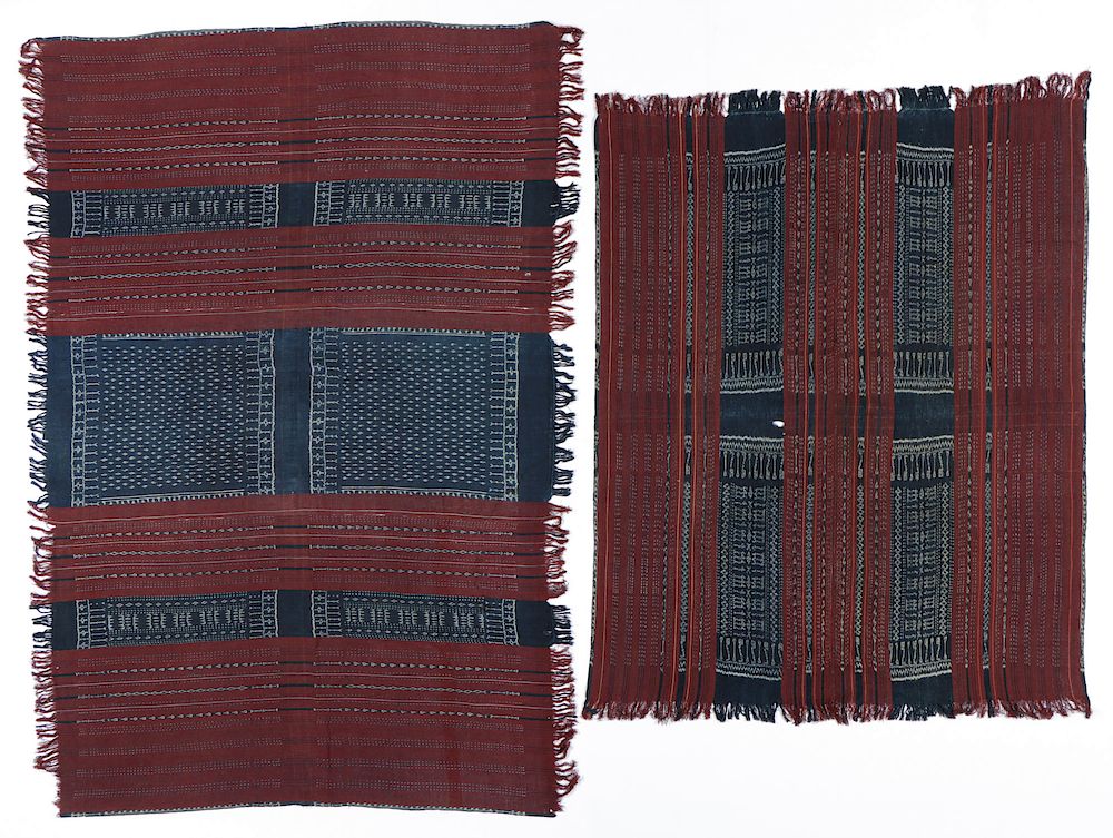 Appraisal: Rare Nage Keo Ikat Textiles Flores Woman's ceremonial tube skirt