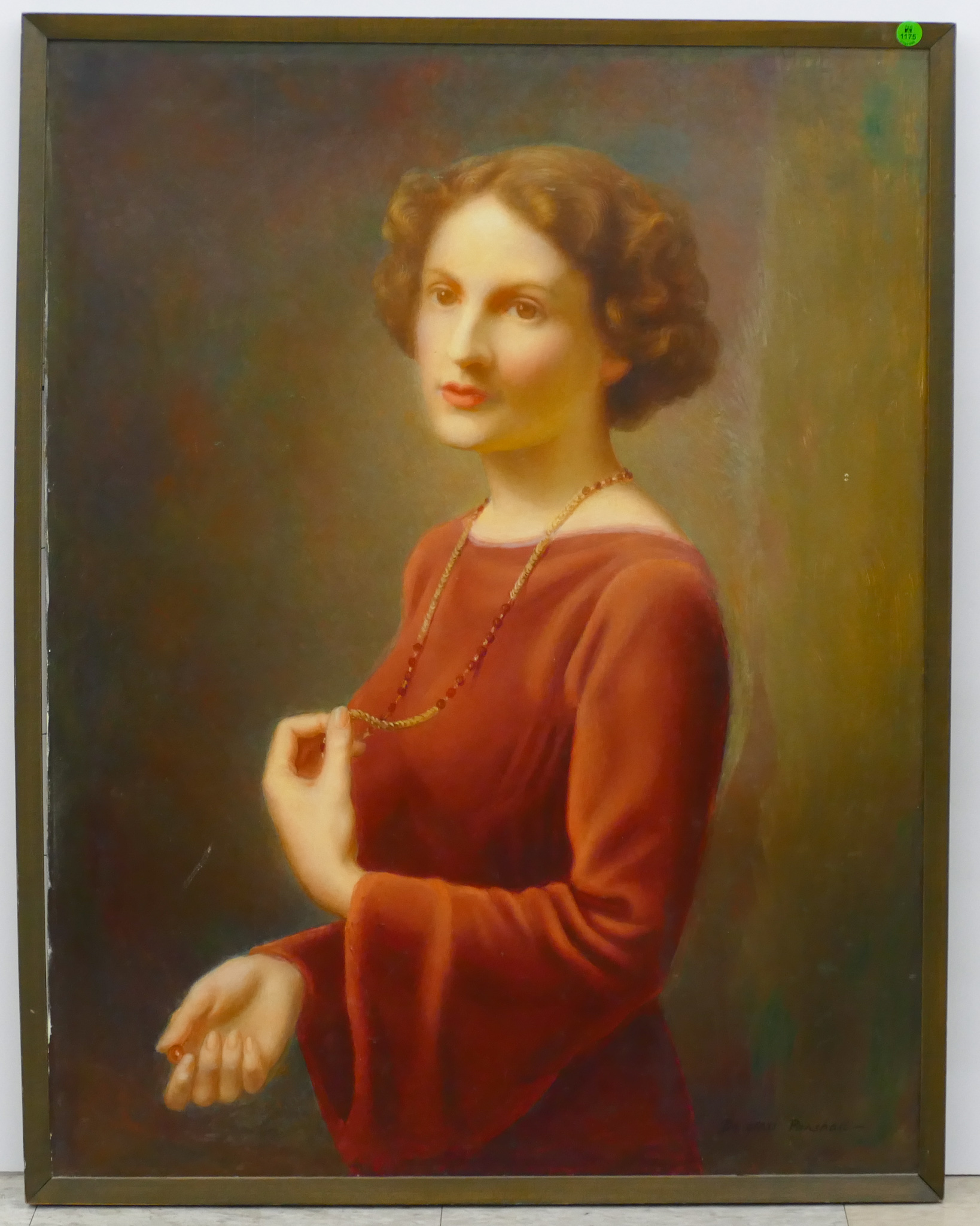 Appraisal: Douglass Parshall - California ''Portrait of Claire'' Oil on Board