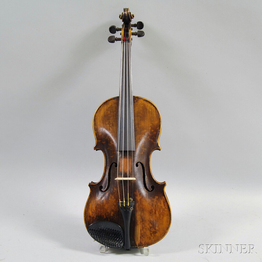 Appraisal: Mittenwald Violin c unlabeled length of back mm Estimate -