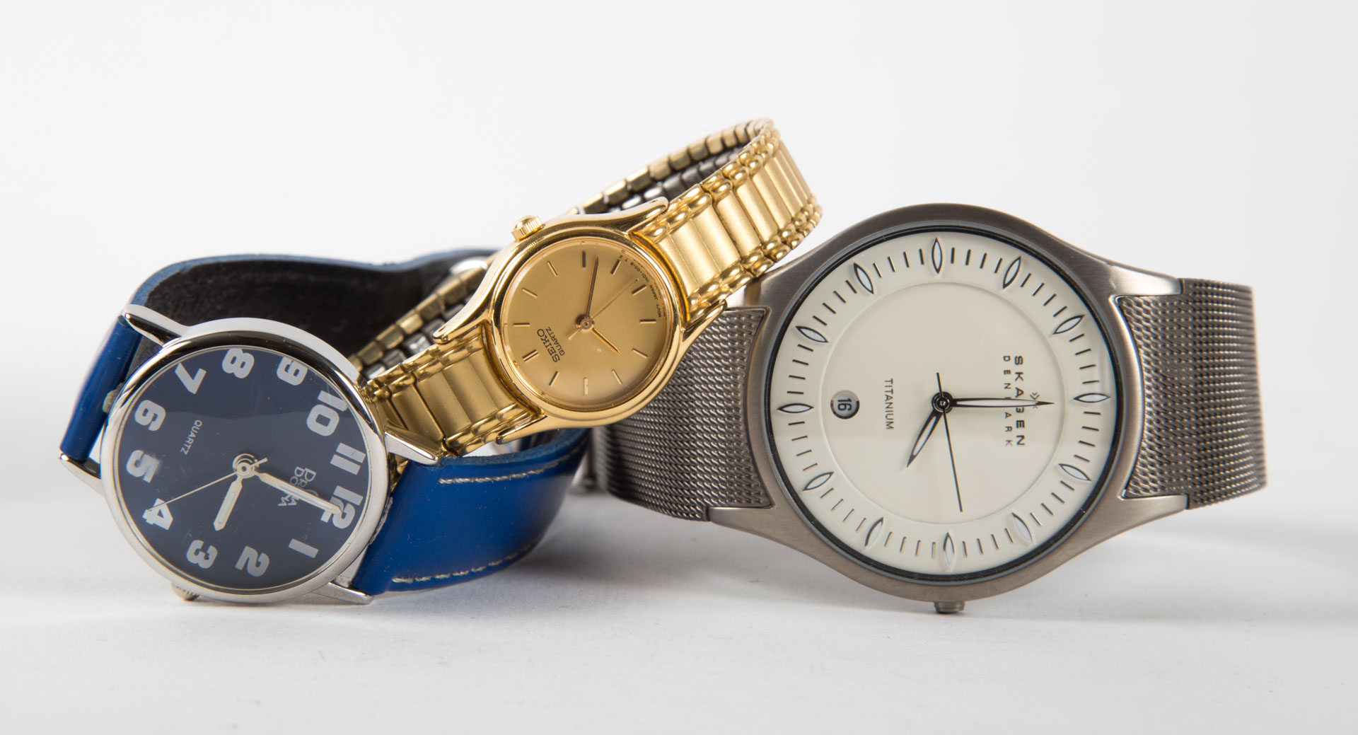 Appraisal: Three Wrist Watches Featuring a lady's Seiko and a Skagen