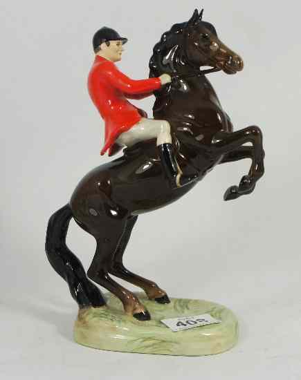 Appraisal: Beswick Huntsman on Rearing Horse