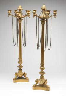 Appraisal: A pair of neoclassical gilt Late th early th century