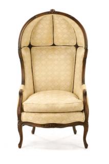 Appraisal: French Louis XV Style Domed Porter's Chair French late th