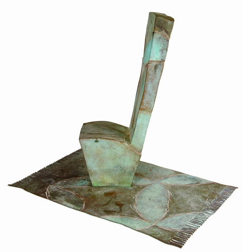 Appraisal: WENDELL CASTLE Patinated bronze sculpture End of Summer consisting of