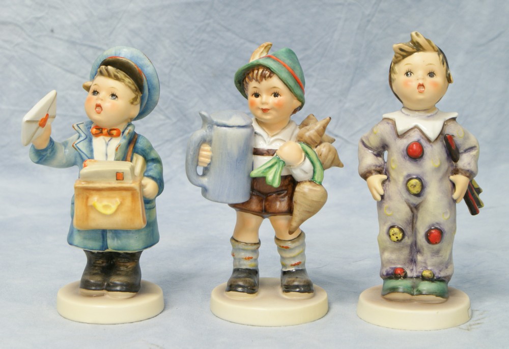 Appraisal: Goebel Hummel Figurines Carnival No TMK- For Father some crazing