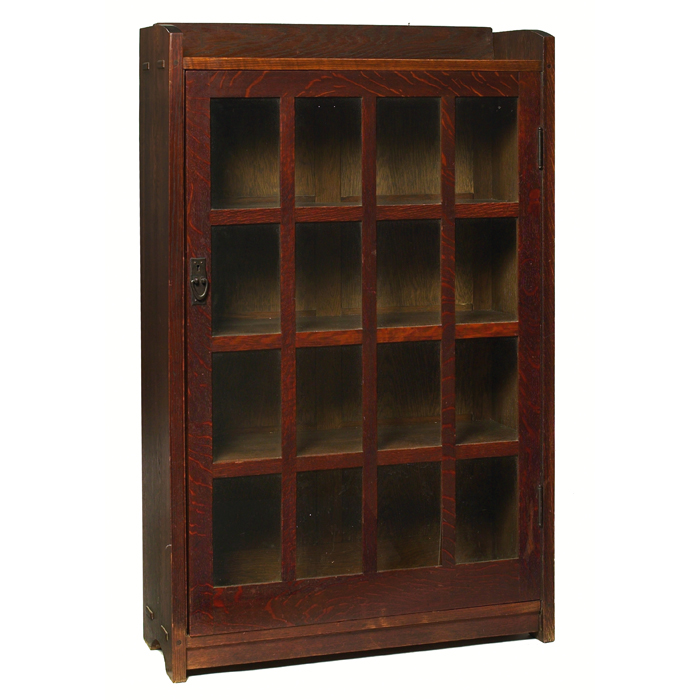 Appraisal: Gustav Stickley bookcase