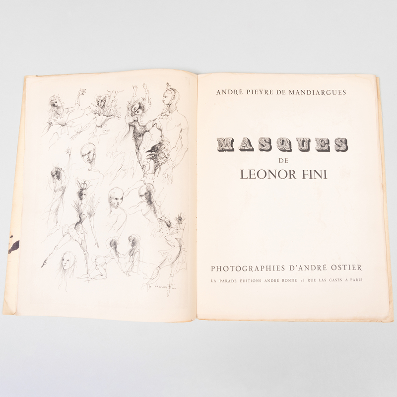 Appraisal: Andr Pieyre de Mandiargues Masques de Leonor Fini The bound