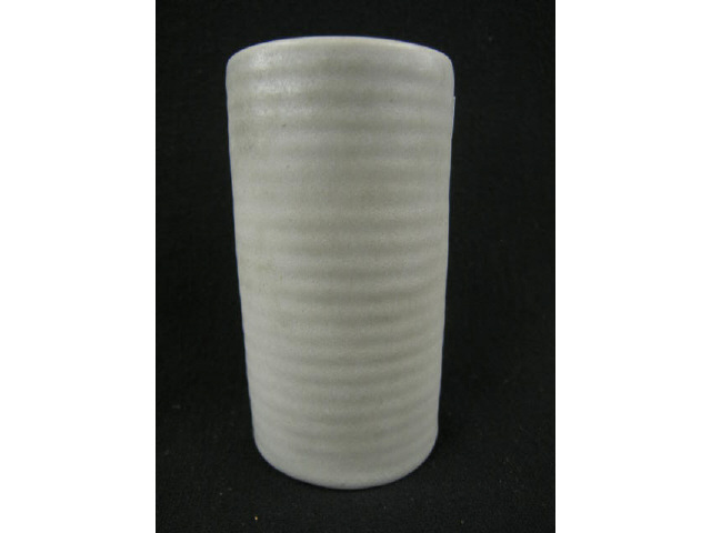 Appraisal: Teco Art Pottery Vase grey glaze on ribbed cylinderical body