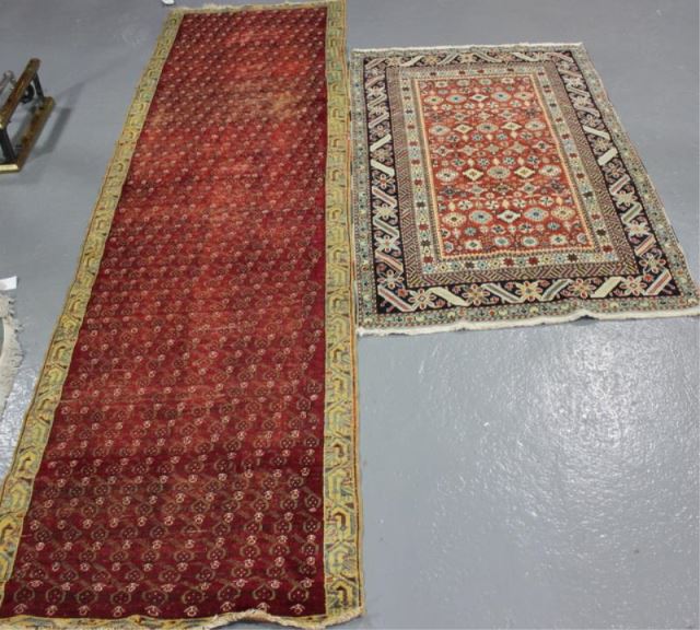 Appraisal: Vintage Handmade Scatter Carpets From a Riverdale NY home Dimensions