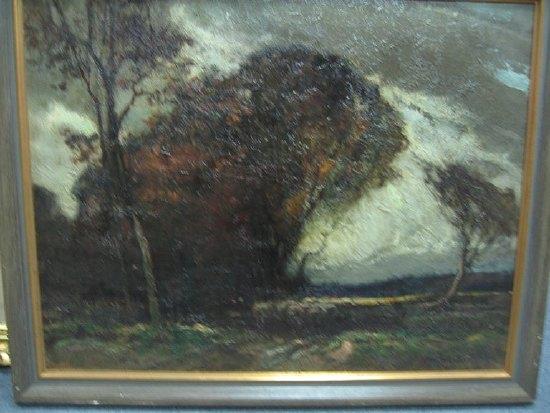 Appraisal: Herbert F Royle Sheep on a Woodland Path signed lower