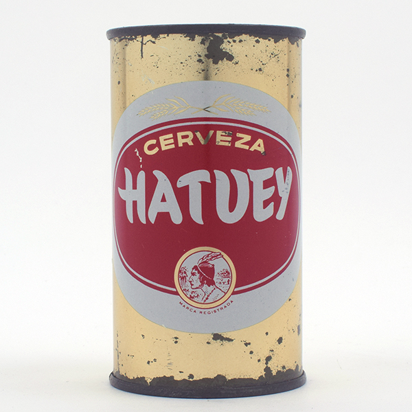 Appraisal: Hatuey Beer Cuban Flat TopReference USBC UnlistedBrewery Ron Bacardi S