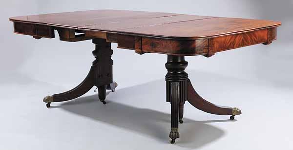 Appraisal: An American Classical Mahogany Extension Dining Table early th c