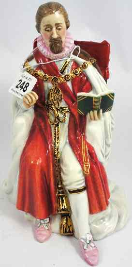 Appraisal: Royal Doulton Figure King James I HN Limited Edition From