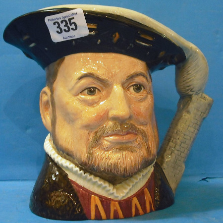 Appraisal: Royal Doulton Large Character Jug Henry VIII D