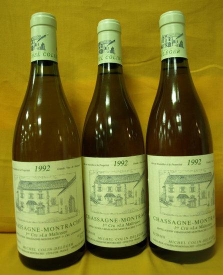 Appraisal: Chassagne-Montrachet Deleger bottles