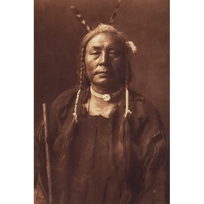 Appraisal: Edward Sheriff Curtis photogravure ''Eagle Child Atsina '' Plate margin