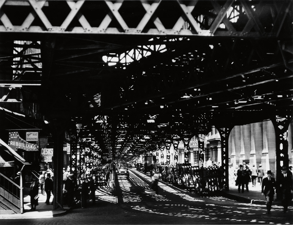 Appraisal: ABBOTT BERENICE - Under the El at the Battery New