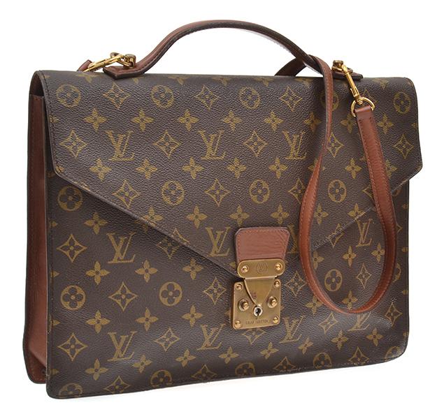 Appraisal: A PORTFOLIO BAG WITH SHOULDER STRAP BY LOUIS VUITTON wear