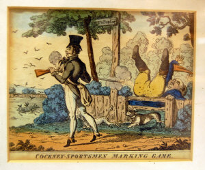 Appraisal: After James Gillray - - Set of three colour engravings