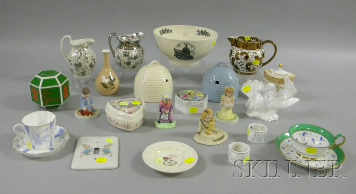 Appraisal: Twenty-four Assorted Wedgwood Decorated Ceramic and Porcelain Items