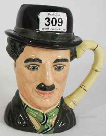 Appraisal: Royal Doulton Large Character Jug Charlie Chaplain D