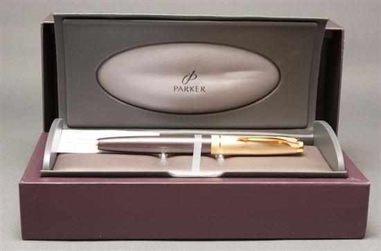 Appraisal: Parker ''Smoke Bronze GT'' fountain pen in case with original