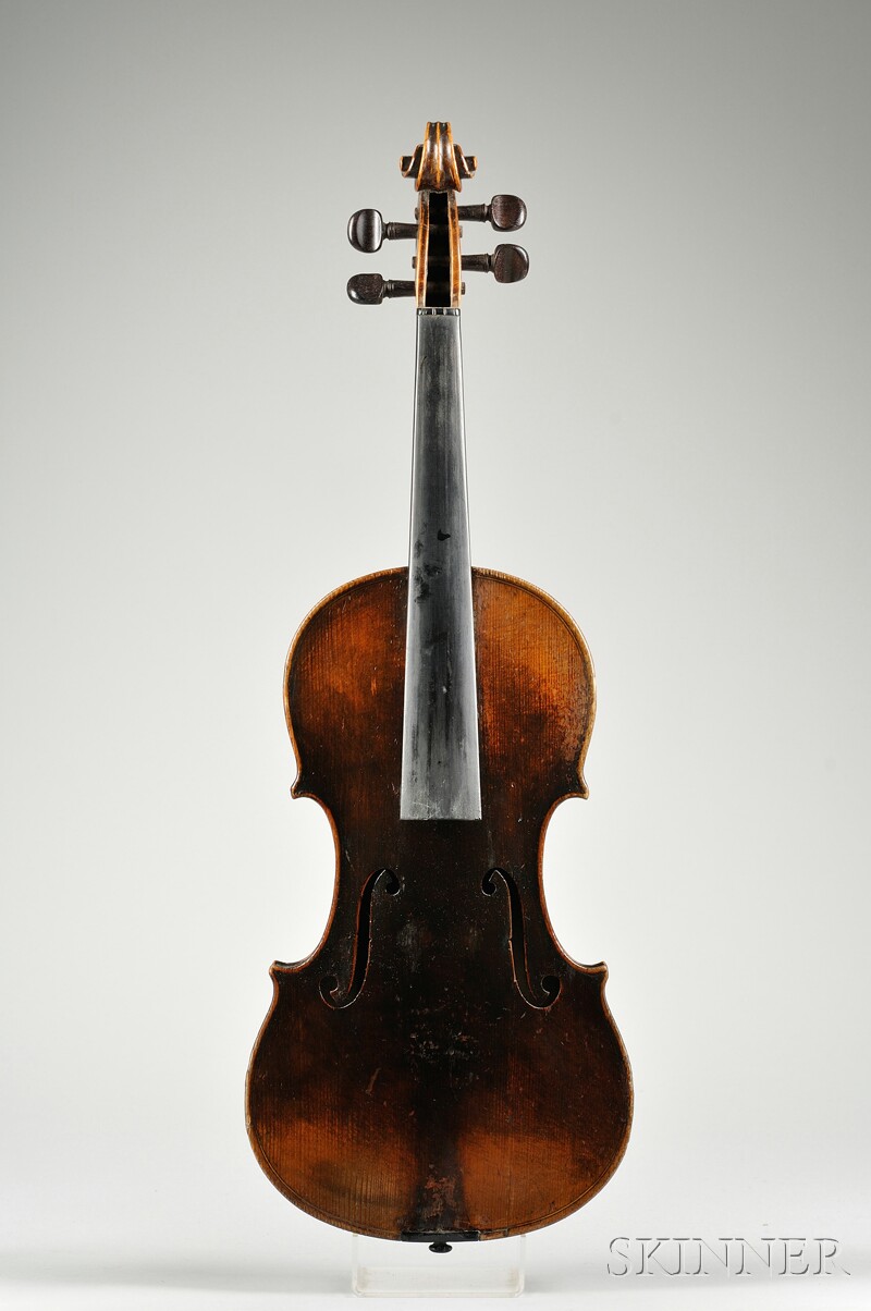 Appraisal: Mittenwald Violin c labeled JOSEPH GUARNERIUS length of back mm