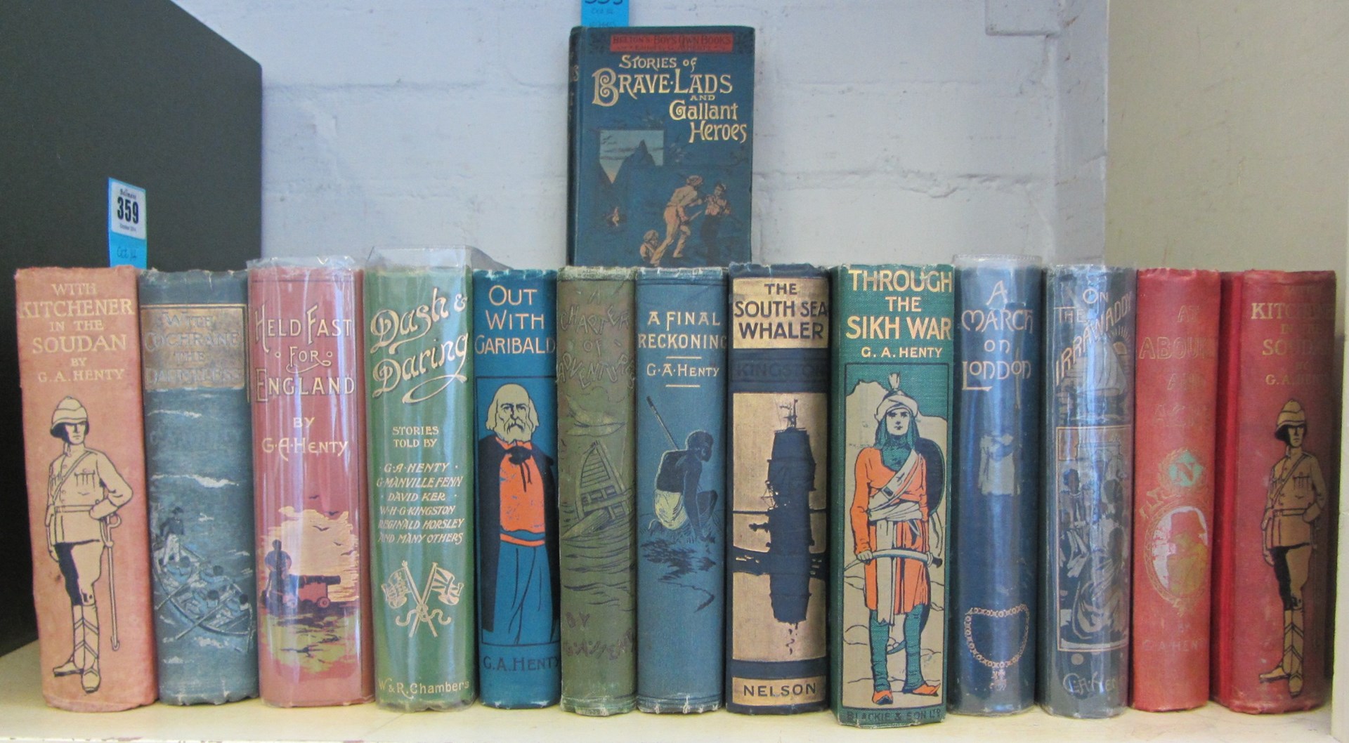 Appraisal: HENTY G A A collection of first editions all with