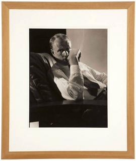 Appraisal: Edward Steichen ''Sinclair Lewis'' unsigned artist's studio stamp verso titled